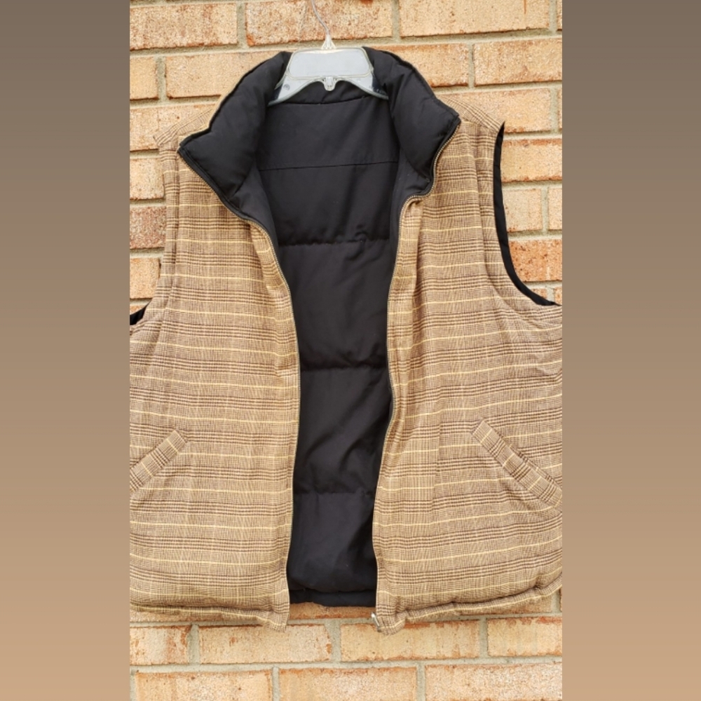 Men's Reversible Down Vest Large